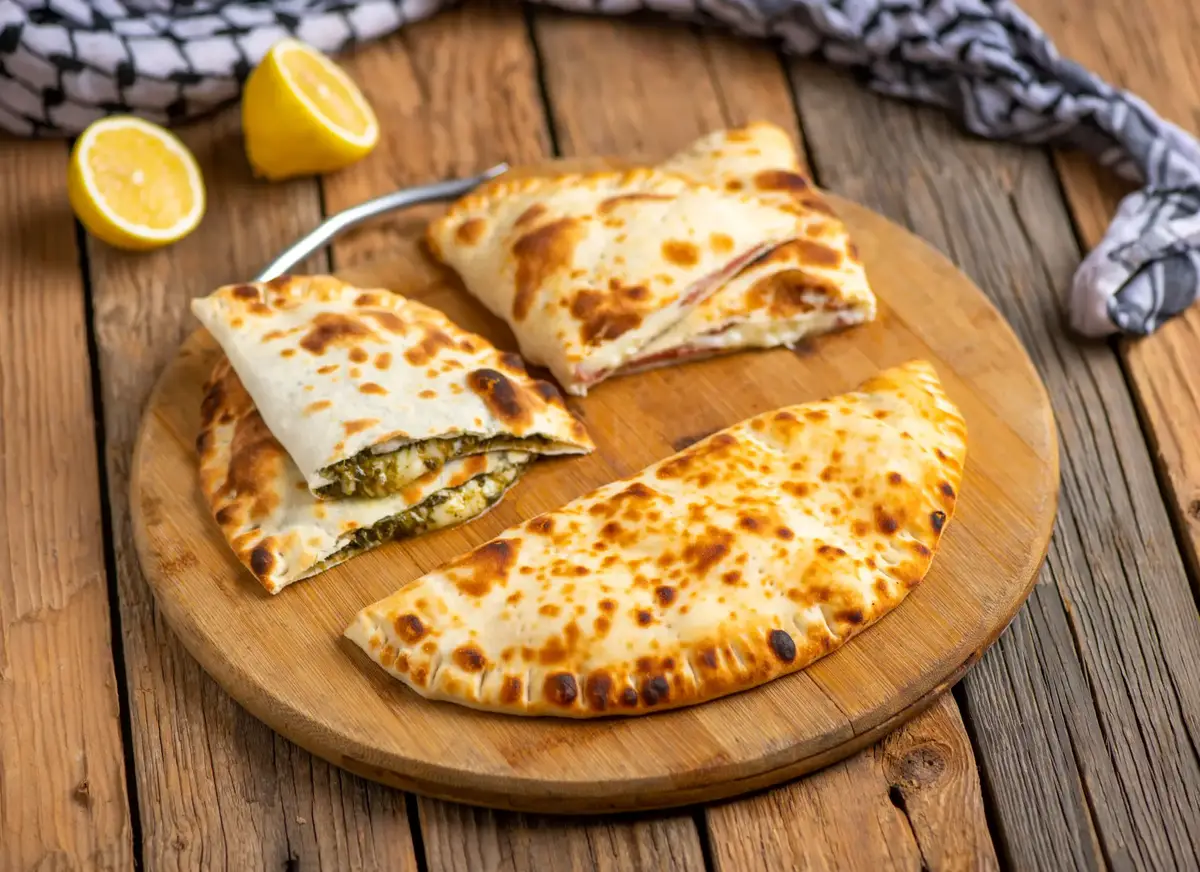 فطيرة كباب لحم وجبن