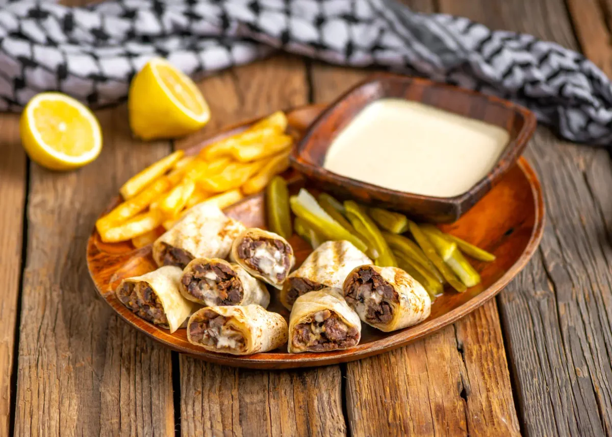 صحن عربي مشكل (لحم ودجاج)